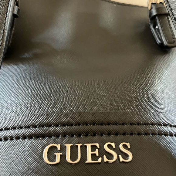 Guess Delaney Black Medium Classic Tote Bag - Picture 3 of 16
